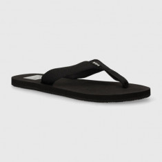 Helly Hansen șlapi LOGO SANDAL 2 femei, culoarea negru, cu toc plat 11957