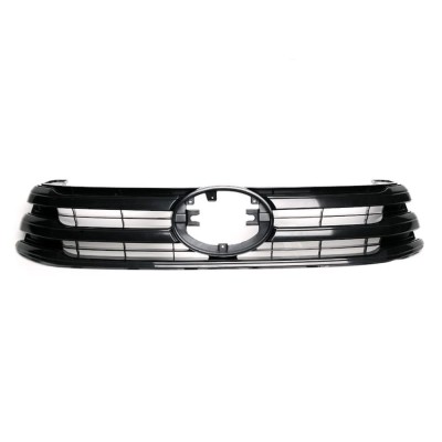 Grila radiator, masca fata Toyota Hilux (N120), 06.2016-, parte montare centrala, cu ornament negru, 81P305-2, Aftermarket foto