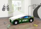 Pat Tineret Race Car 07 Army 160x80, MyKids