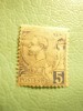 Timbru 5C albastru 1891 Monaco sarniera, Nestampilat
