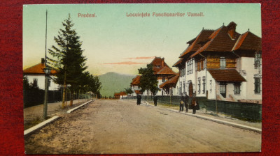 Predeal-1909-Locuintele functionarilor vamali-C.P.circ. foto