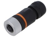 Conector M12 4 pini mamă drept IP67 pe cablu aurit LAPP 250V