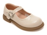 Balerini SELECTION KIDS bej, 63001, din piele ecologica lacuita