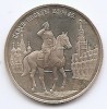 Rusia 2 Ruble 1995 - (Steaguri la Zidul Kremlinului) Argint 15.87 g/500, 33 mm, Md5, KM-391 UNC !!!, Europa