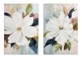 Cumpara ieftin Set 2 tablouri canvas Flowers 60x3.5x90 cm x2