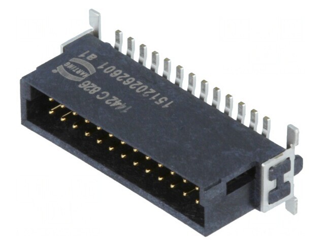 Conector PCB-cablu 26 pini 1.27mm SMT