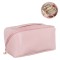 Portfard Valiză, Model 2 Compartimente, Fermoar Diagonal, Culoare Roz, Dimensiuni 27x12x12 cm