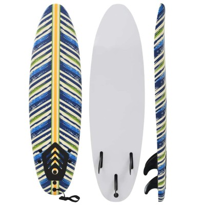vidaXL Placă de surf, 170 cm, model frunză foto
