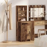 vidaXL Bufet cu sertar Lemn vechi 40 x 40,5 x 135 cm Lemn compozit 865080