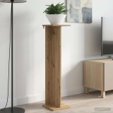 vidaXL Suport pentru plante 2 pcs Stejar Artizanal Lemn prelucrat 899641