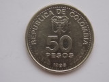 50 PESOS 1988 COLUMBIA-COMEMORATIVA, America Centrala si de Sud