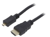 Cablu HDMI 2.0 Micro HDMI 5m Negru