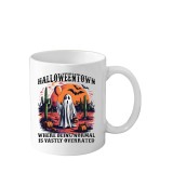 Cana Halloween alba 330 ml decor tematic petrecere