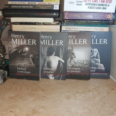 LOT 4 CARTI HENRY MILLER : LUMEA SEXULUI + OCHIUL COSMOLOGIC + UN DIAVOL IN PARADIS + INTELEPCIUNEA INIMII , 2011-2013 *