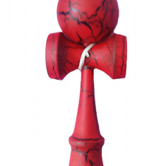 Kendama profesionala negru-rosu, 6KD