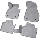 Set de 5 covorase gri cauciuc 3D stil tavita premium pentru BMW Seria 2 Active Tourer F45 din 2014