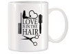 Cana alba personalizata Love is in the Hair, INOVATIX&reg;. 330ml, Oem