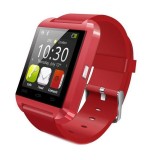 Cumpara ieftin Smartwatch Techstar&reg; U8+, Bluetooth, Ecran LCD 1.44inch, Conectare Telefon, Pedometru, Rosu