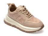 Pantofi sport EPICA gri, QS319, din piele naturala
