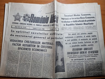 romania libera 5 martie 1988-articol ialomita,arges foto