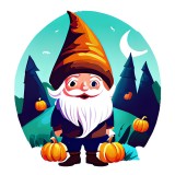Cumpara ieftin Sticker decorativ, Halloween, Portocaliu, 60 cm, 10192ST