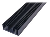 Radiator extrudat U neagră 1000mm x 120mm x 50mm aluminiu SEIFERT ELECTRONIC