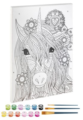 Tablou pictez pe numere - Unicorn PlayLearn Toys foto