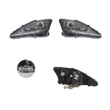 Far Lexus Is (Xe2), 11.2005-04.2013, fata, Stanga+Dreapta, xenon; lense; cu LED indicator; D2R+H1; manual/electric; negru; tuning; omologare: SAE, Ta