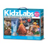Mega kit, 4M, Stiinta Pamantului, Kidzlabs, 4 proiecte