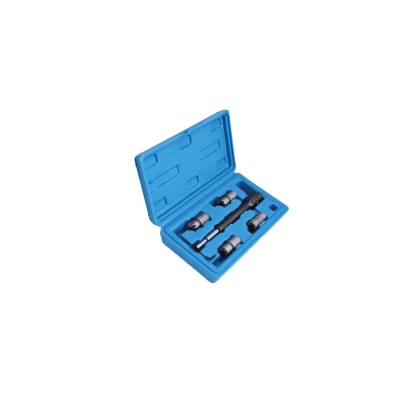 Trusa de freze pentru curatare locas injector, rectificare scaun injectoare, 15, 17, 19 mm, 6 piese Satra foto