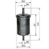 Filtru combustibil Bosch 0450902161 Peugeot 307 306 Hatchback 306 Cabriolet 306 Break 306 307 Sw 308 Cc 308 308 2 308 Sw