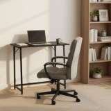 Birou pliabil pentru laptop Homelux 80x45 cm, negru, compact