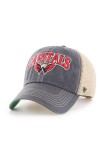 47 brand sapca NHL Washington Capitals culoarea albastru marin, cu imprimeu, H-TSCLA20LAP-VN