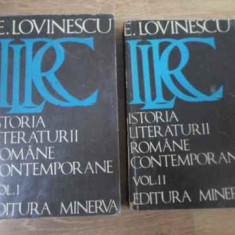 ISTORIA LITERATURII ROMANE CONTEMPORANE VOL.1-2-EUGEN LOVINESCU