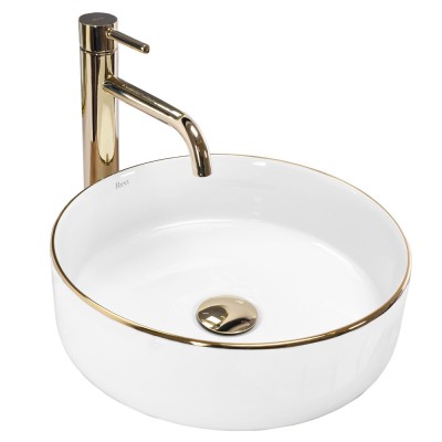 Lavoar pentru blat Rea Sami Gold Edge foto