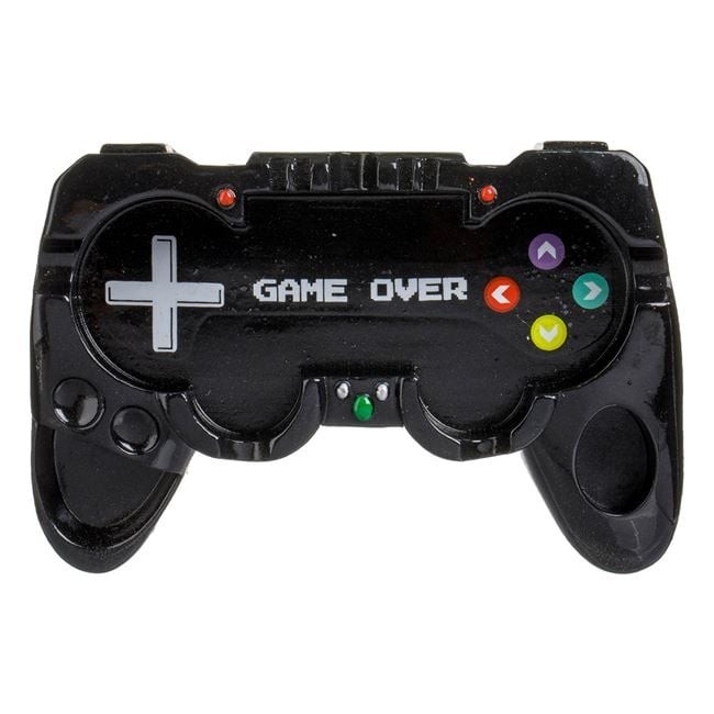 Scrumiera Ceramica Neagra Fancy 3D Joystick &quot;Game Over&quot;