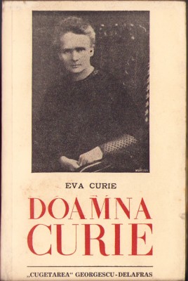 HST C1885 Doamna Curie 1940 Eva Curie foto