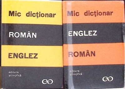 MIC DICTIONAR ENGLEZ-ROMAN, ROMAN-ENGLEZ-ANDREI BANTAS-273947 foto