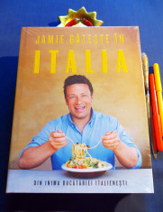 JAMIE GATESTE IN ITALIA -Seria Jamie Oliver, CARTONATA, NOUA, sigilata IN TIPLA! foto