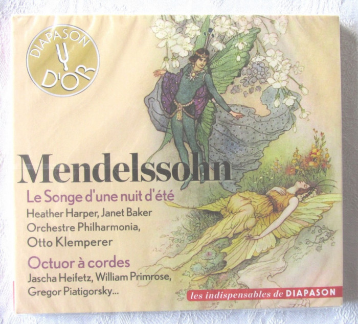 &quot;Mendelssohn -Le Songe d&#039;une nuit d&#039;ete * Octuor a cordes&quot;-CD col. DIAPASON D&#039;OR