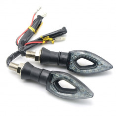 Set 2 lampi semnalizare Arrow Led pentru motocicleta, 12V, AVX-ZD59 foto