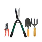 Set 4 unelte pentru gradinarit &ndash; furca, mini forefeca de vie, forefeca telescopica si cazma 34 cm