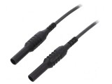 Cablu de măsurare 1kVDC 10A 1,5m negru