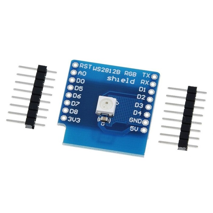 Module WS2812B RGB shield for WeMos D1 Mini ESP8266 (d.1288X)