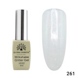 Oja semipermanenta, Milkshake Glitter, Global Fashion 8ml, 261