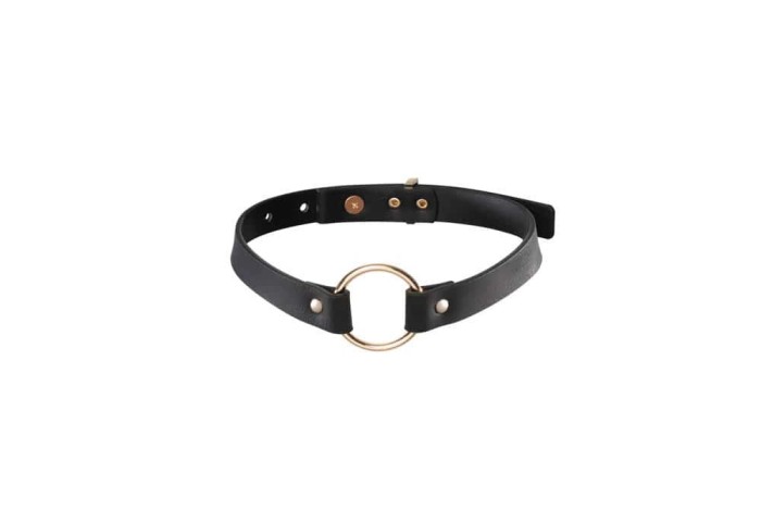 Maze Single Choker - Zgardă Neagră 41 cm