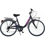 Bicicleta Dino Bikes 26&#039; City Summertime negru