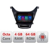 Navigatie Hyundai Elantra 2011-2013 E-092 Octa Core cu Android Radio Bluetooth Internet GPS WIFI DSP 4+64GB 4G CarStore Technology
