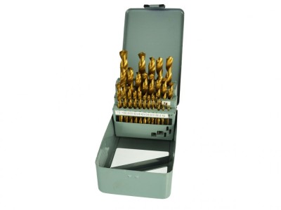 Set 28 burghie titan pentru metal HSS 1.5-13.0mm, GEKO G38235 foto