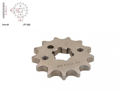 Pinion transmisie fata 428/13T, JT Sprockets foto